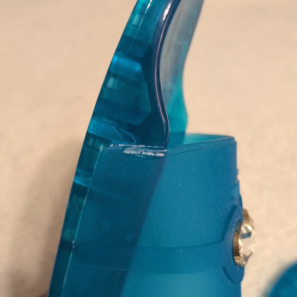 Teal Dress and Matching Slides Set - Picture 8 of 10